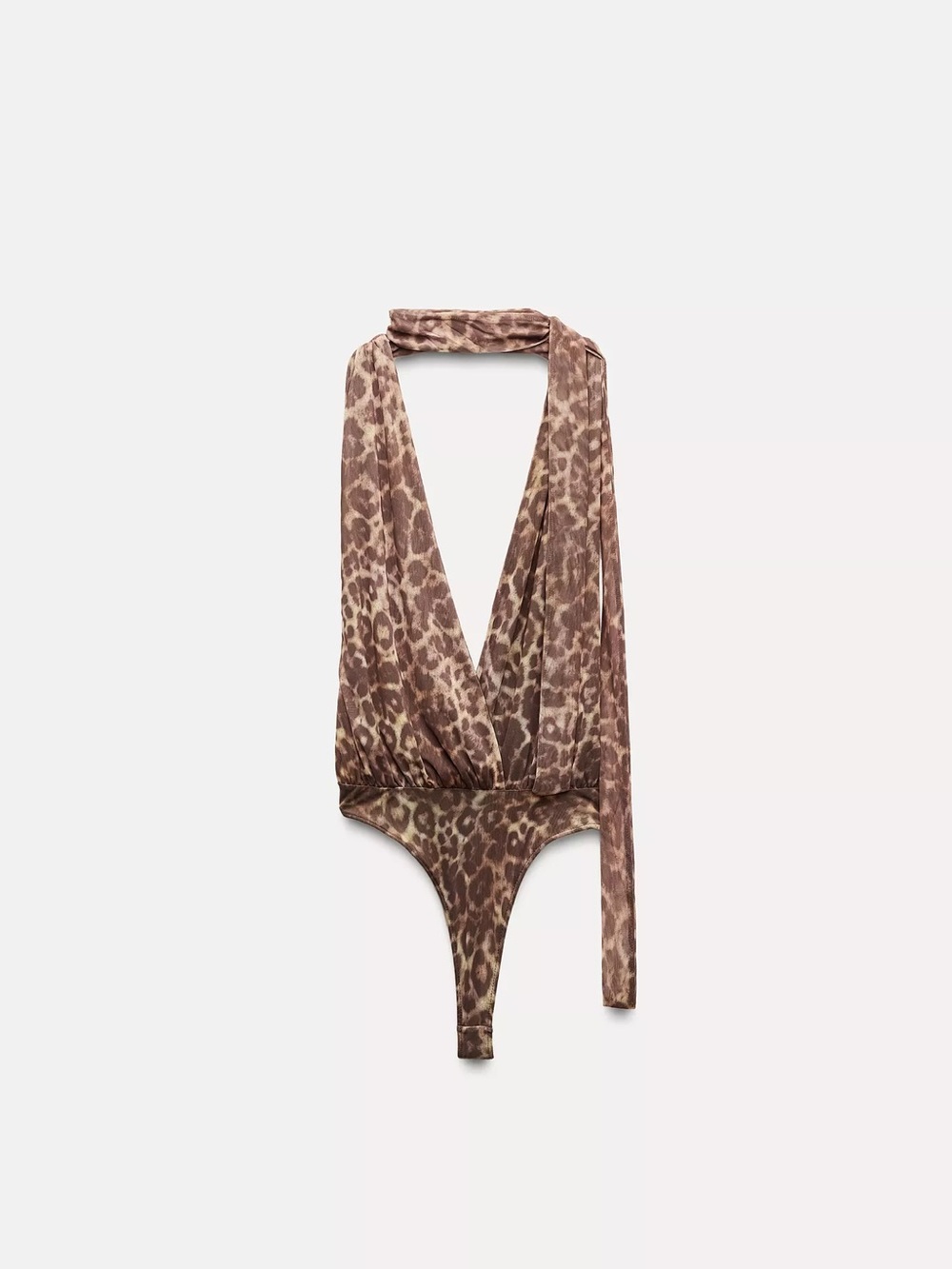 Zara Tulle Foulard Bodysuit
